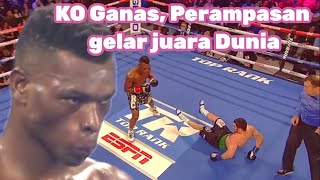 Tinju Dunia KO ganasGelar di rampas petarung sejati tak kenal Ampun [upl. by Ayikat]