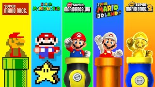 Evolution of Warp Zones in Super Mario Games 19852022 [upl. by Ynottirb328]