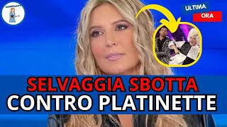 😱 PLATINETTE DEMOLISCE SELVAGGIA  DOPO 9 ANNI ESPLODE LA BOMBA A DOMENICA IN 💣 [upl. by Rowe]