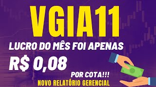 VGIA11 entenda como está a carteira de crédito agora sem inadimplência [upl. by Ayhdnas]