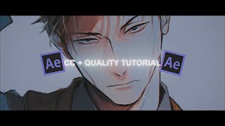 CC  Quality Tutorial  After Effects [upl. by Ykcaj]