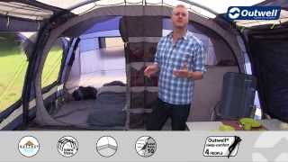 Outwell Tent Biscayne 6  2014  Innovative Family Camping [upl. by Ailehpo262]