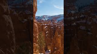 The breathtaking beauty of Bryce Canyon in winter ❄️ canyon shorts winter [upl. by Reid751]