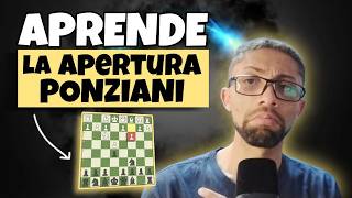 Los CONCEPTOS Más IMPORTANTES de APERTURA en AJEDREZ  Apertura PONZIANI para NEGRAS [upl. by Alaek]