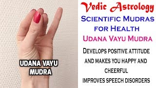 Udana Vayu Mudra in Scientific Mudras for Health  15 [upl. by Suirtimid538]