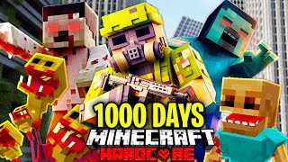 I Survived 1000 Days in an EVOLVED ZOMBIE APOCALYPSE in Minecraft Hardcore FULL MOVIE [upl. by Fronnia]