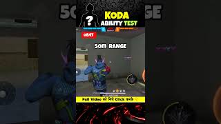 KODA NEW CHARACTER SKILL 🤔🤔 NEW ADVANCE SERVOR 💀😲trending viral subscribe garenafreefire [upl. by Agan]