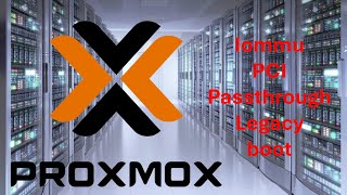 Iommu PCI Passthrough Legacy Boot Proxmox [upl. by Ssenav]