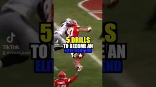 The BEST tight end drills🏈⭐️ football tightend [upl. by Arratal715]