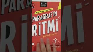 2024 Paragrafın Ritmi İncelemedaha taze matbaadan yeni çıktı2024tayfa tyt yks yks2024 keşfet [upl. by Aita]