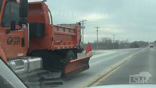 01052024 Oskaloosa IA  Crews Pretreating Roadway Ahead of Winter Storm [upl. by Sarat]