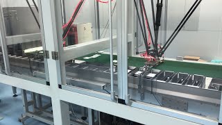 Cartoning machine equipped with delta robot feeder [upl. by Towers]