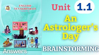 An astrologers day class 12 English unit 11 brainstorming solutions [upl. by Stanway]