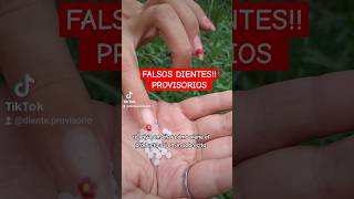 FALSOS DIENTES ‼️ PROVISORIOS Postizos Moldeables instantáneo ARGENTINA hacemos envíos [upl. by Ahsienot207]