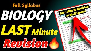 Last Minute Revision Biology Class10  Class 10 Science Full Syllabus Revision Science One Shot [upl. by Pamelina]