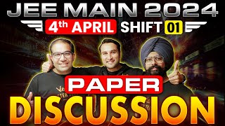 JEE Main 2024 April Attempt  Paper Solution  4th April  Shift 1   Vedantu JEE [upl. by Leima]