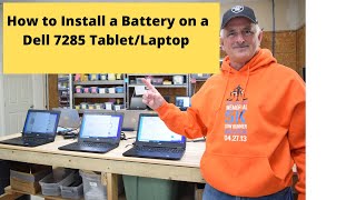 Dell Latitude 7285 2 in 1 Battery Replacement [upl. by Idell]