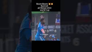 PART 1 Boom boom bumara❤️‍🔥❤️‍🔥 All wickets 2023 world Cup🔥🔥 [upl. by Hcra]