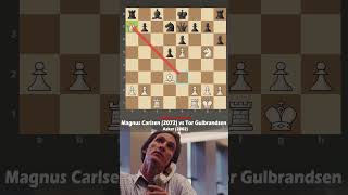 11 Year Old Chess Prodigy Magnus Carlsen Makes His Most Famous Move [upl. by Brodie]