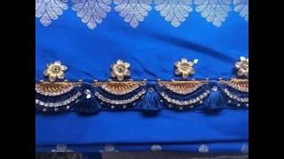 latest saree kuchu with beads designs [upl. by Yvon859]