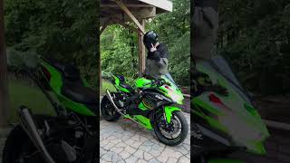 Zx25r exhaust sound 🔊🔥 minivlog shorts zx25r exhaustsound THENKRRIDER viral 1millionviews [upl. by Pomcroy]