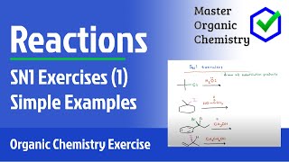 SN1 Exercises 1 Simple Examples [upl. by Selestina]