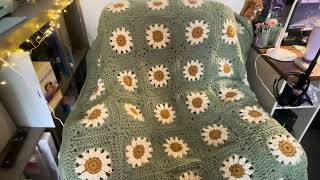 Finished Granny Square Blanket [upl. by Dimmick]