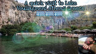 Quick Visit to Lake Vouliagmeni Athens Greece [upl. by Waddle]