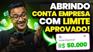 Como abrir conta PJ e ter CRÉDITO APROVADO na mesma hora [upl. by Katti]