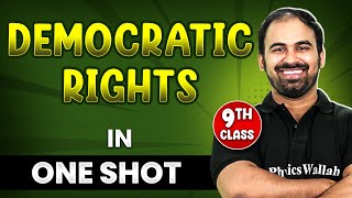 DEMOCRATIC RIGHTS in 1 Shot  FULL Chapter Coverage THEORYPYQs  Class 9th SST [upl. by Onitrof]