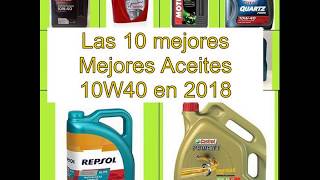 Las 10 mejores Mejores Aceites 10W40 en 2018 [upl. by Nirehtac]