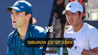 Tiburon Challenger 2024 SF Eliot Spizzirri vs Learner Tien 2 Extended Highlights [upl. by Eerhs]