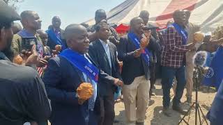 Vabvuwi singing Jerusalema Musha Wangu at the burial of the late Reverend Norest Munetsi Nyakudanga [upl. by Elyn]