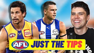 AFL Round 20 Predictions  JUST THE TIPS [upl. by Gehman]