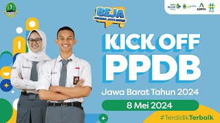 Kick OFF PPDB SMA SMK dan SLB Tahun 2024 [upl. by Ahl496]