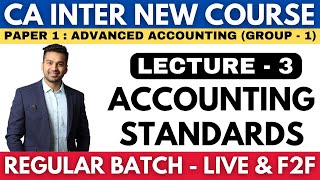 Applicability of Accounting Standards  CA INTER NEW COURSE  Advanced Accounting [upl. by Htieh]