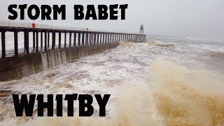 WHITBY  ABSOLUTELY INSANE  STORM BABET [upl. by Yseult]