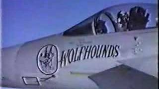 F15 Wolfhounds 32nd Tactical Fighter Squadron Soesterberg [upl. by Ahsenek]