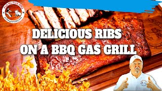 The Most Delicious Easy Ribs You Can Make on a Gas Grill  Pull My Pork BBQ [upl. by Joelle674]