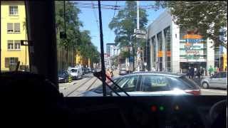 VBZ ZÜRICH TRAM  Linie 4 Bahnhof Tiefenbrunnen  Bahnhof Altstetten Nord [upl. by Finegan345]