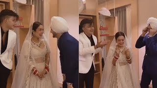 Nehu da vyah  Neha kakkar amp Rohanpreet new video with Riyaz After Marriage  Short video Nehupreet [upl. by Ayikaz]