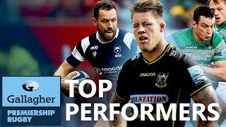 Top Performers  Round 9  The Breakdown  Gallagher Premiership 201819 [upl. by Sammie]