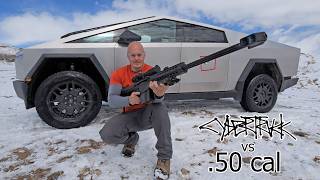 Is the Cybertruck ACTUALLY bulletproof vs 50 cal rifle [upl. by Tatianas]