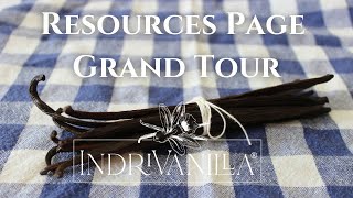 Indris Vanilla Bean Group Resources Page Full Tour [upl. by Averir]