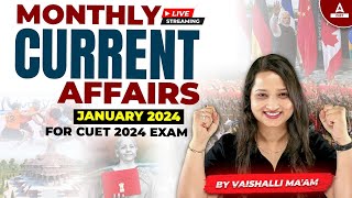 Monthly Current Affairs January 2024  Most Important Questions  Current Affairs By Vaishalli Maam [upl. by Wahkuna]