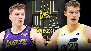 Los Angeles Lakers vs Utah Jazz Full Game Highlights  Nov 19 2024  FreeDawkins [upl. by Einwat]