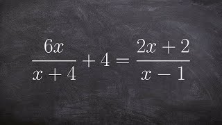 Solving a rational equation with two solutions [upl. by Shellans571]