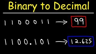 How To Convert Binary To Decimal  Computer Science [upl. by Varuag819]