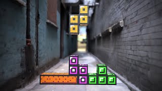 TETRIS through the Alleyway [upl. by O'Doneven]