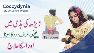 Coccydynia  Tailbone pain causes treatment and exercises by Dr Sahira Waqas [upl. by Gefell]